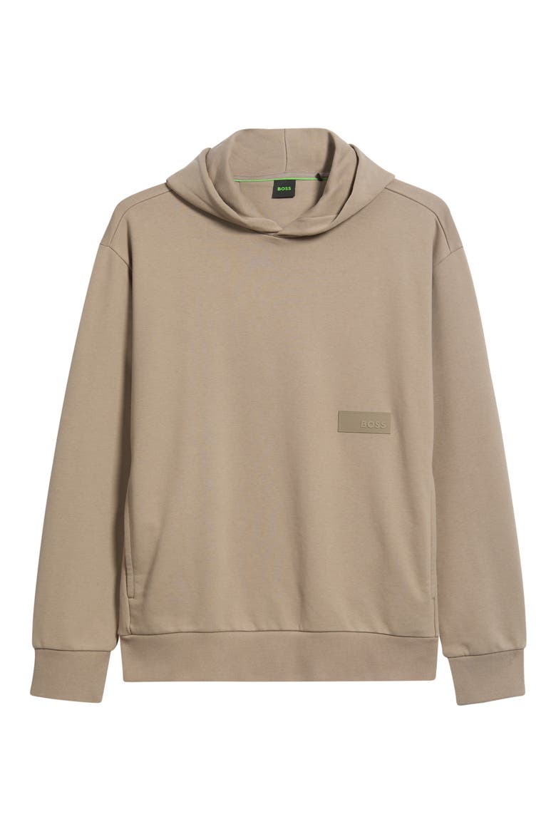 Cotton Blend Hoodie, Main, color, LIGHT GREEN