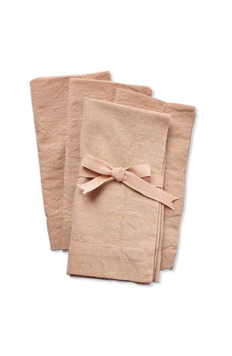 tag Threads Slub Napkin Set of 4, Main, color, Pink