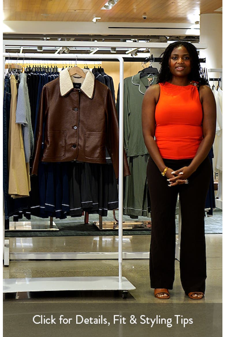 Terra Faux Leather Jacket video
