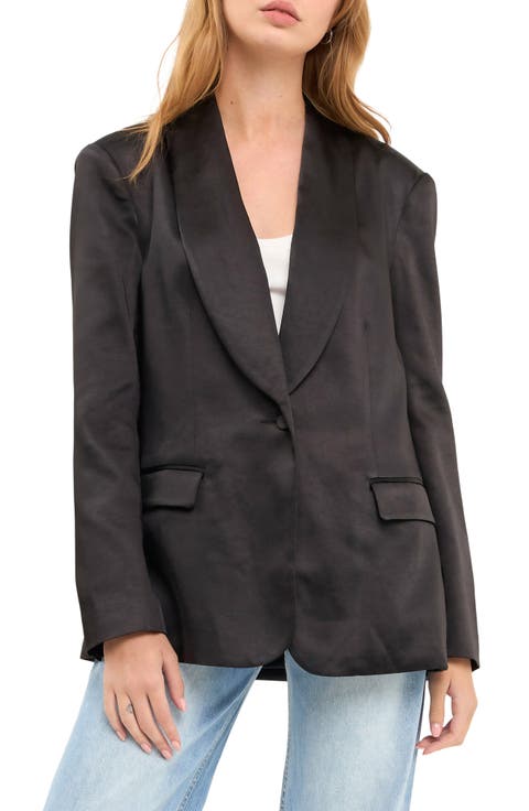 The Satin Blazer