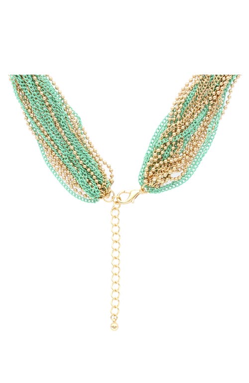 Olivia Welles Lucille Layered Chain Necklace In Gold