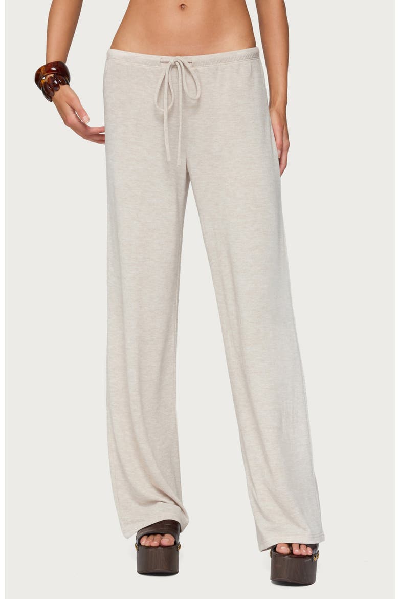 Camdyn Low Rise Drawstring Lounge Pants, Main, color, BEIGE