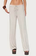 EDIKTED Camdyn Low Rise Drawstring Lounge Pants