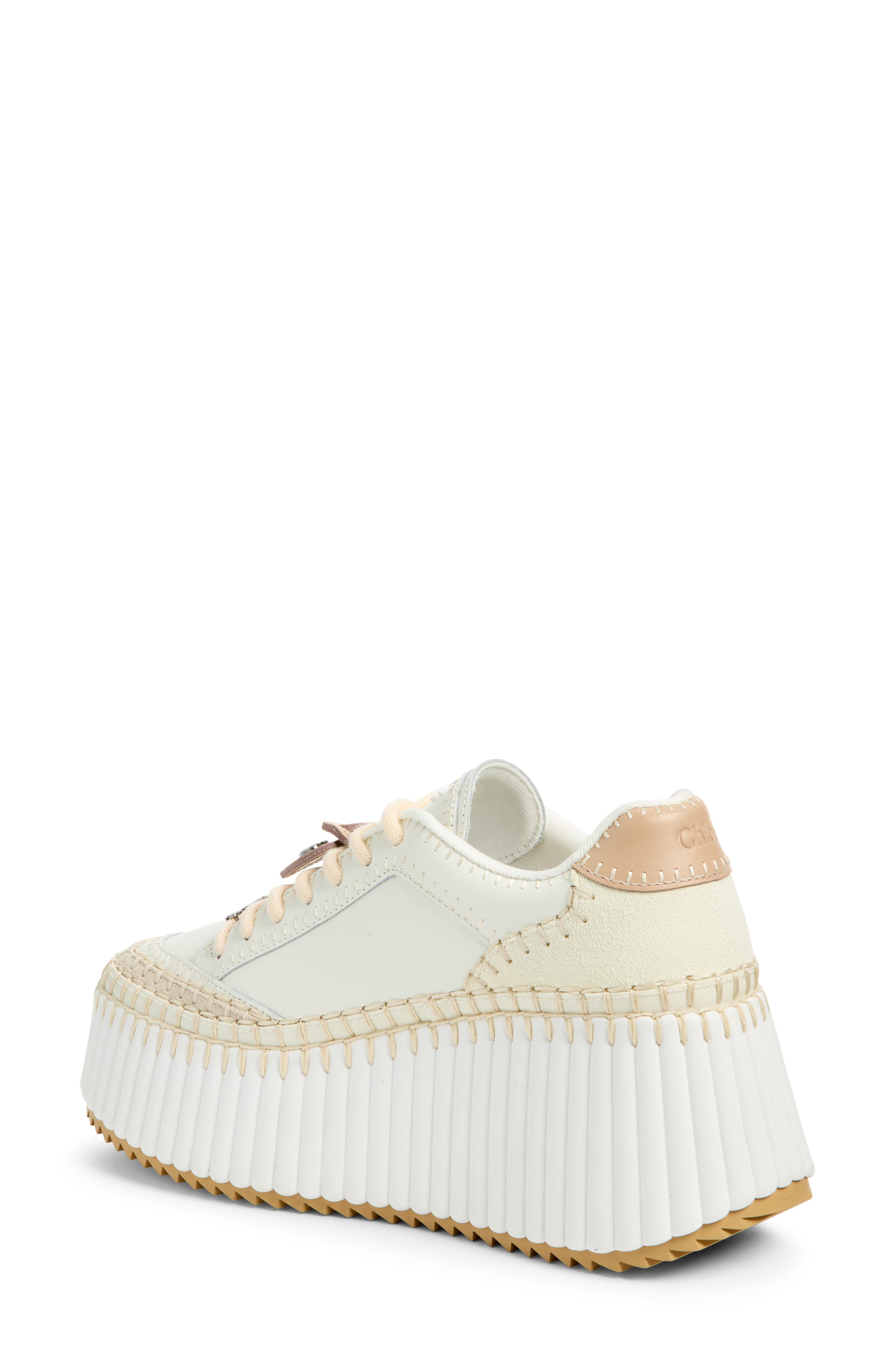 Nama Embellished Platform Sneaker, Alternate, color, LOVELY WHITE