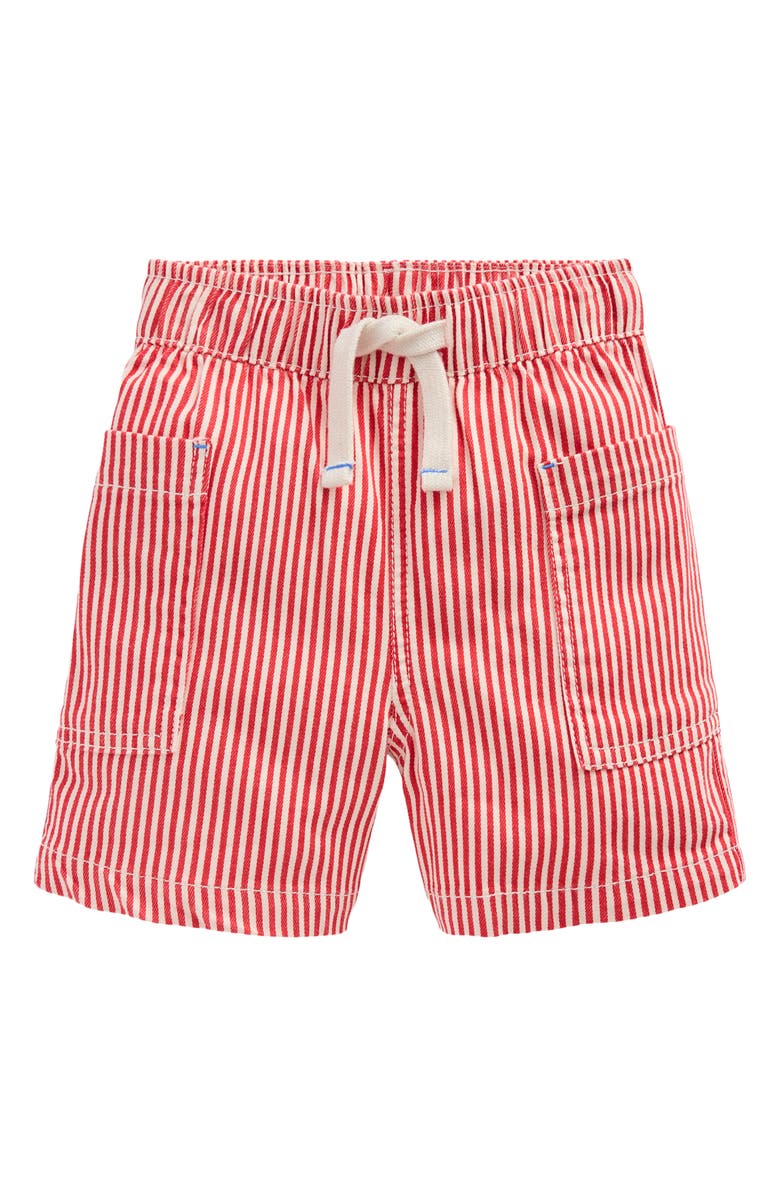 Mini Boden Kids' Stripe Cotton Shorts, Main, color, 