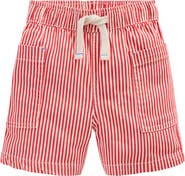 Mini Boden Kids' Stripe Stretch Cotton Shorts