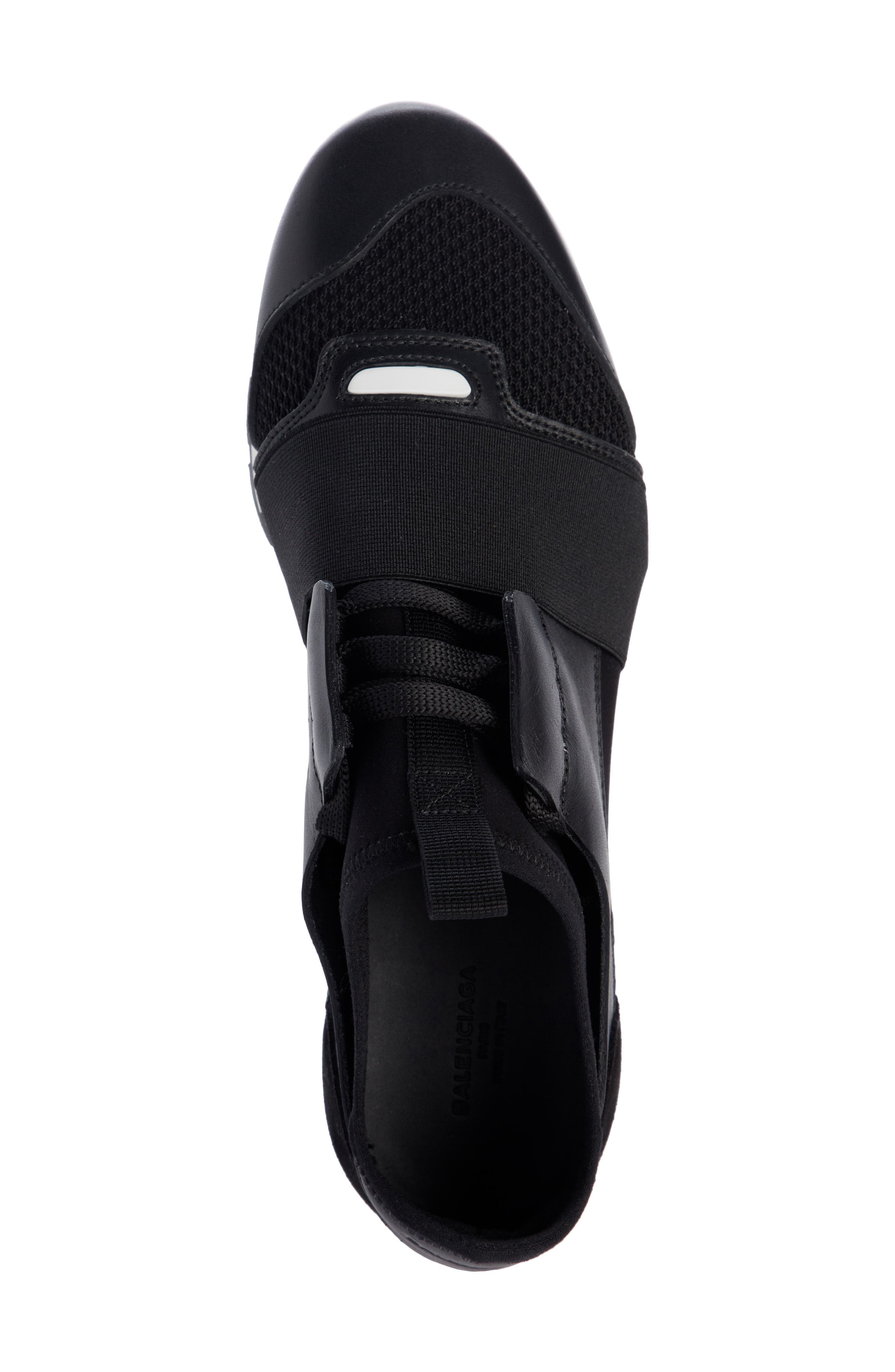 Balenciaga Mixed Media Trainer Sneaker, Alternate, color, 