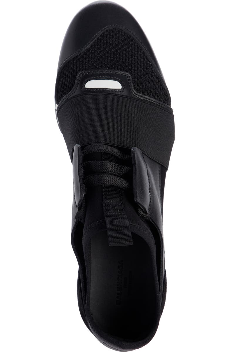 Balenciaga Mixed Media Trainer Sneaker, Alternate, color,