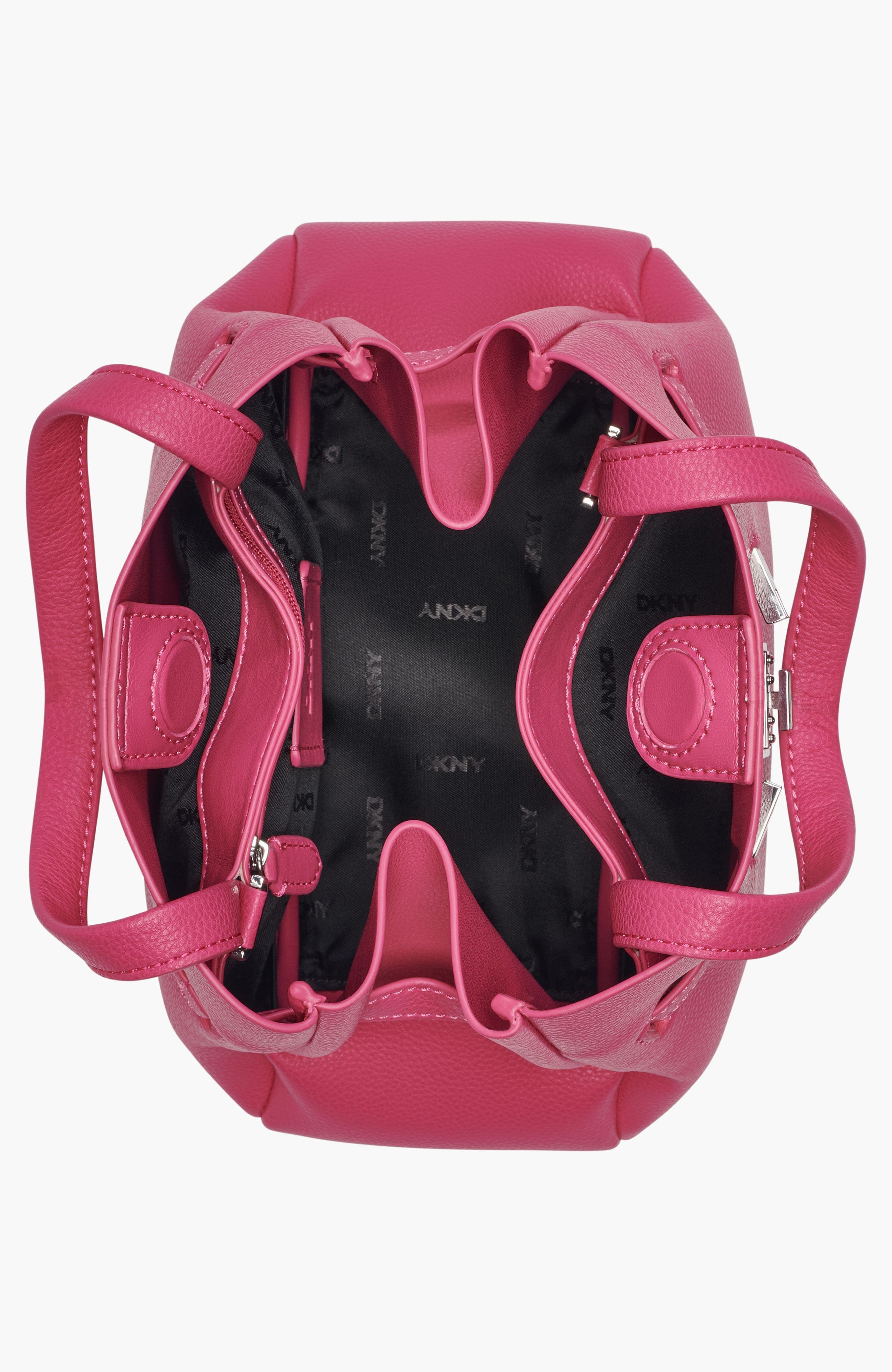 DKNY Bryar Small Satchel, Alternate, color, Hot Pink