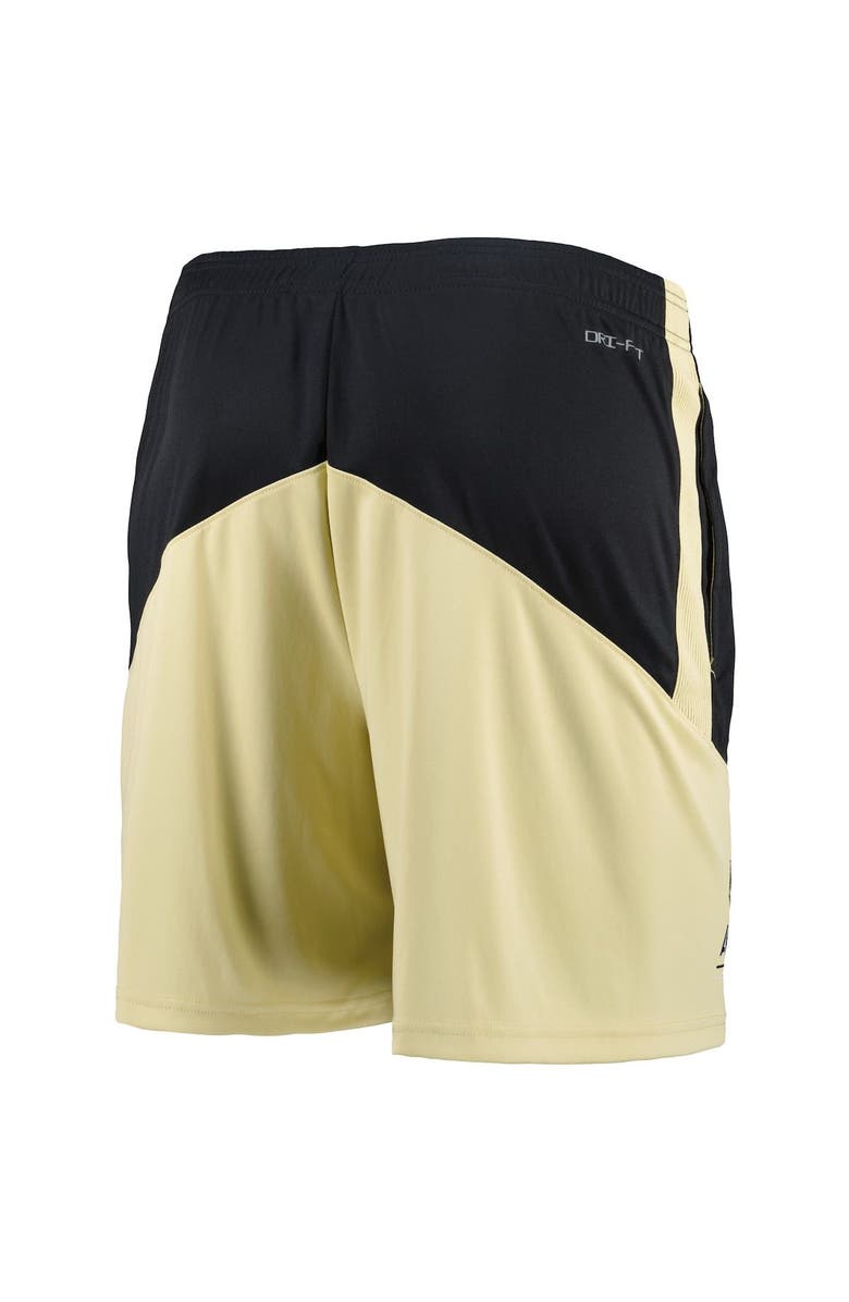 Nike Men's Nike Black/Gold Army Black Knights Performance Player Shorts, Alternate, color,