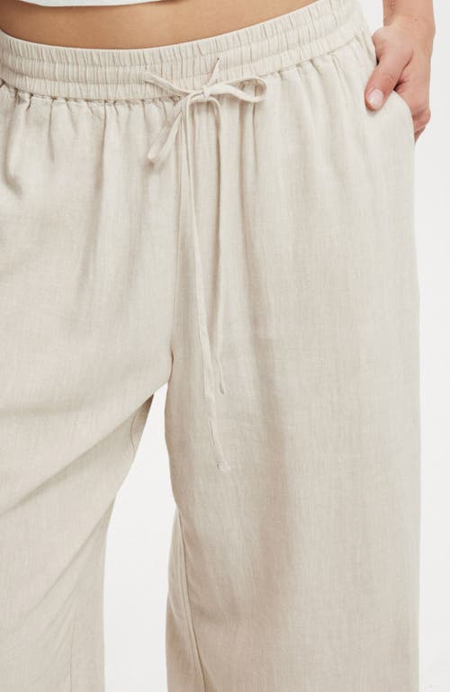 Cotton On Haven Wide Leg Pant In Natural