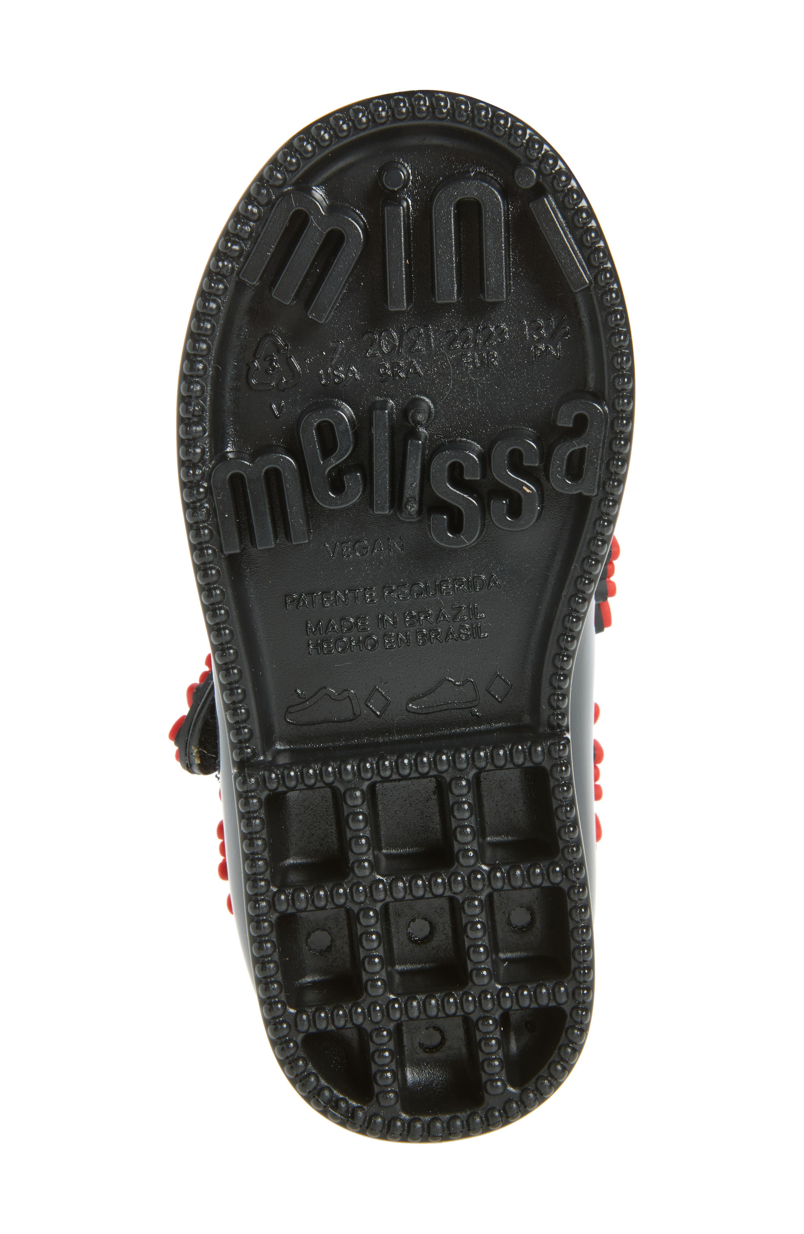 Kids' Hip Ballerina Mary Jane, Alternate, color, BLACK/ RED