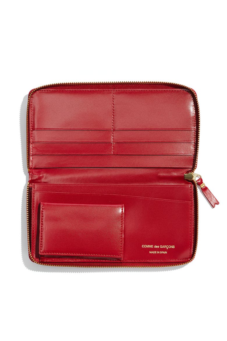 Continental Long Wallet, Alternate, color, CLOVER/ RED