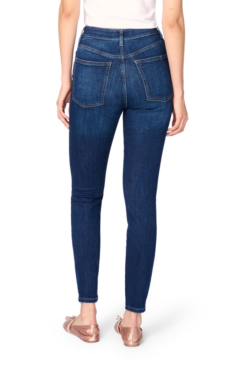 WARP+WEFT High Waist Skinny Jeans, Alternate, color, Twilight