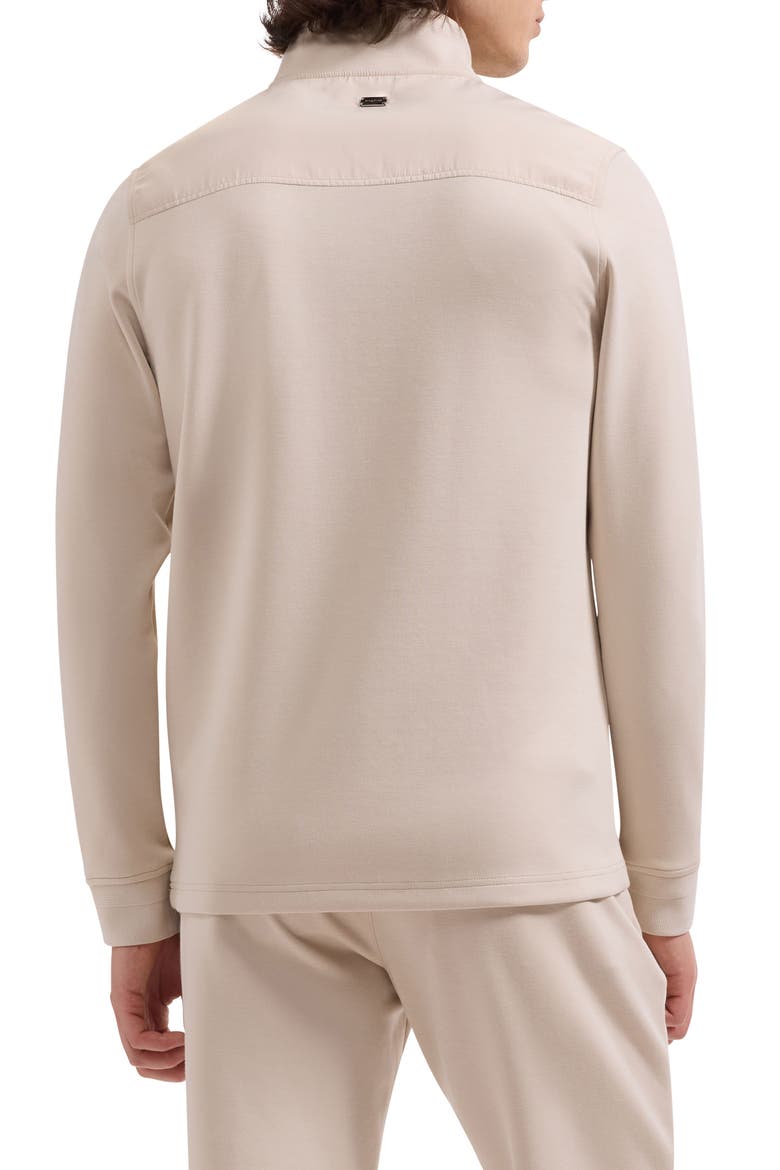 Soft Touch Quarter Zip Sweatshirt, Alternate, color, ALMOND