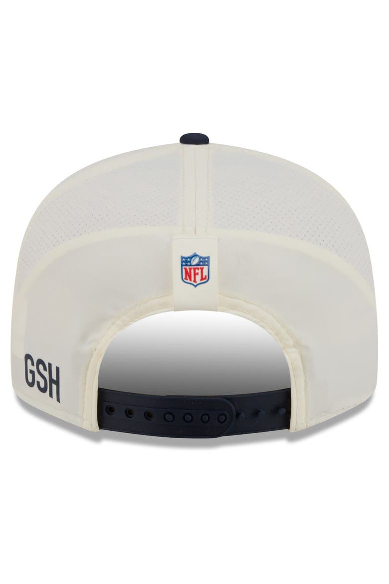 Men's New Era  Cream/Navy Chicago Bears 2026 NFL Training Camp 9FIFTY Snapback Hat, Alternate, color, Cream
