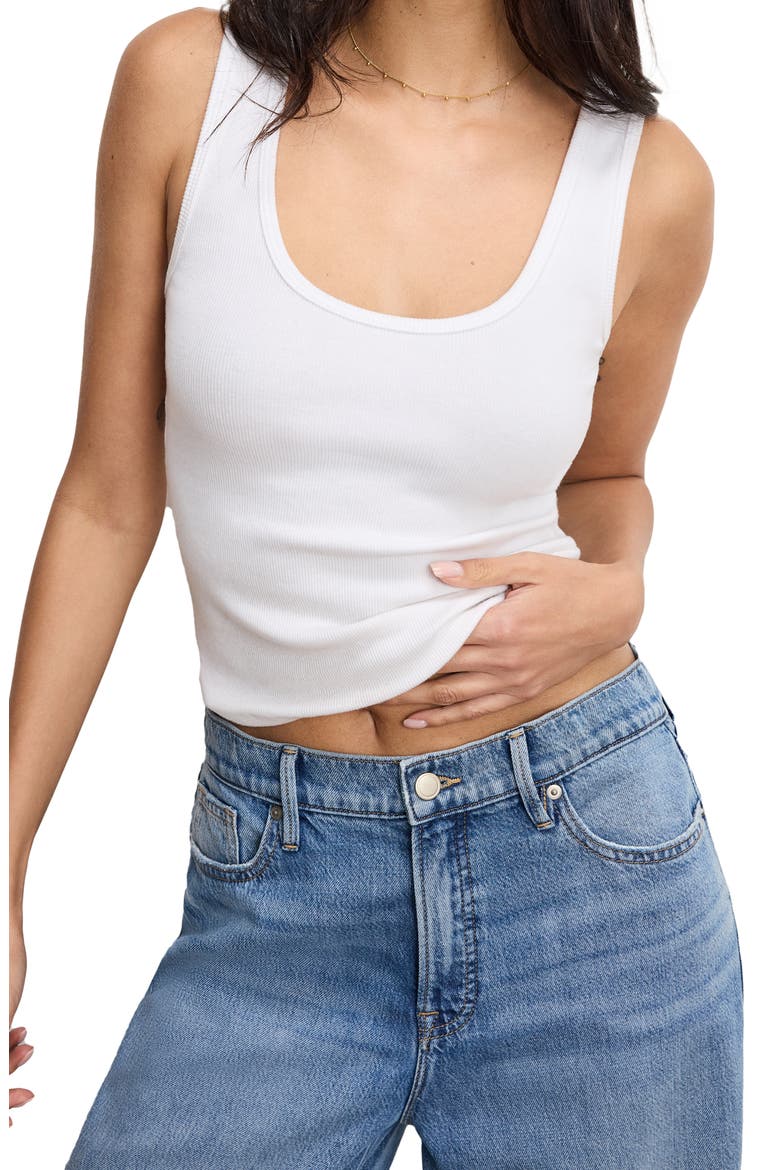 Weightless Good Standard Ease Wide Leg Jeans, Alternate, color, INDIGO961
