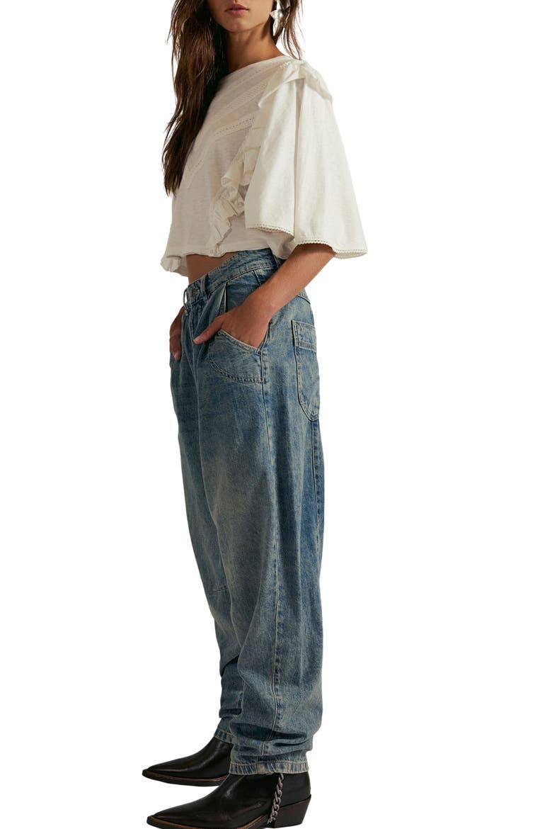 Heartland High Waist Baggy Jeans, Alternate, color, CREEKSTONE