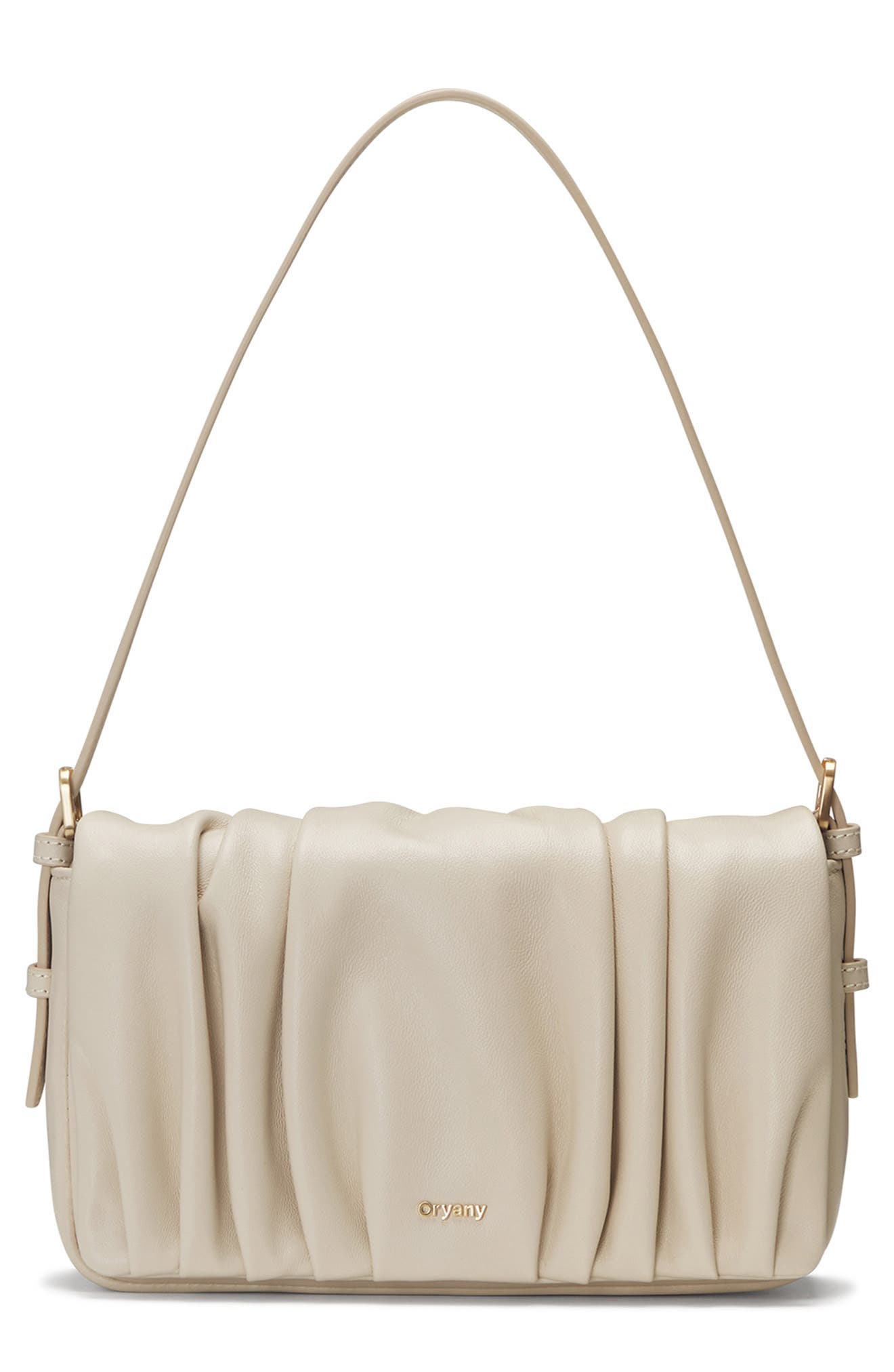 Oryany Bell Pleated Leather Shoulder Bag