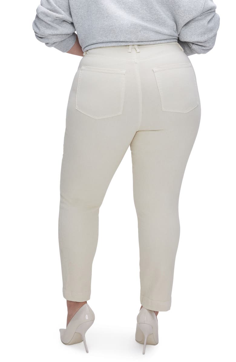 Good American Good Classic Slim Straight Leg Jeans, Alternate, color, 