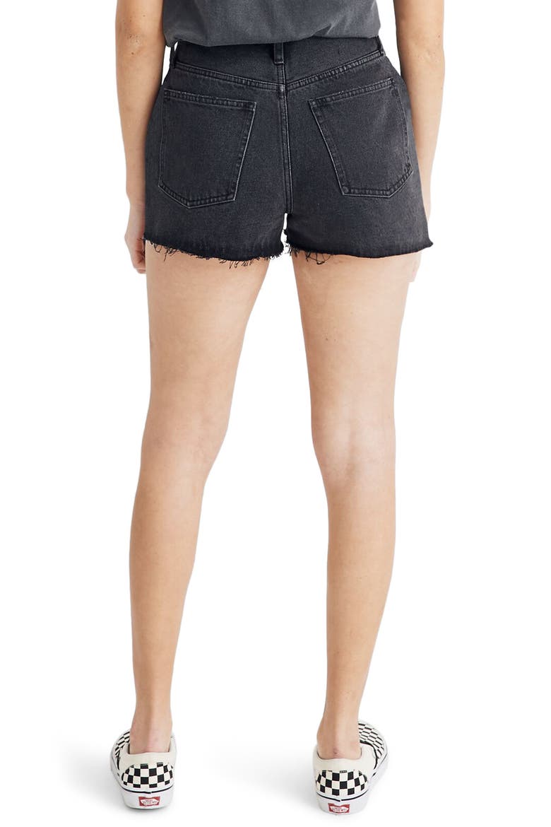 Momjean Cutoff Denim Shorts, Alternate, color, ENCINO WASH