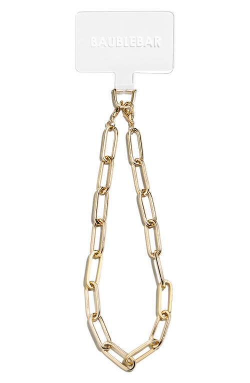 Baublebar Hera Paperclip Link Phone Chain In Gold