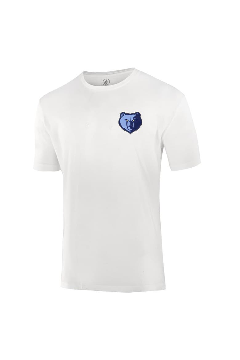 Unisex FISLL  White Memphis Grizzlies Burst Logo T-Shirt, Alternate, color, White
