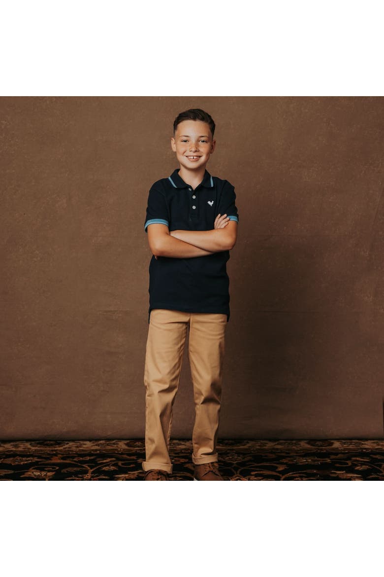 Kids' Organic Skinny Stretch Twill Chino Pant, Alternate, color, Skinny Stretch Khaki