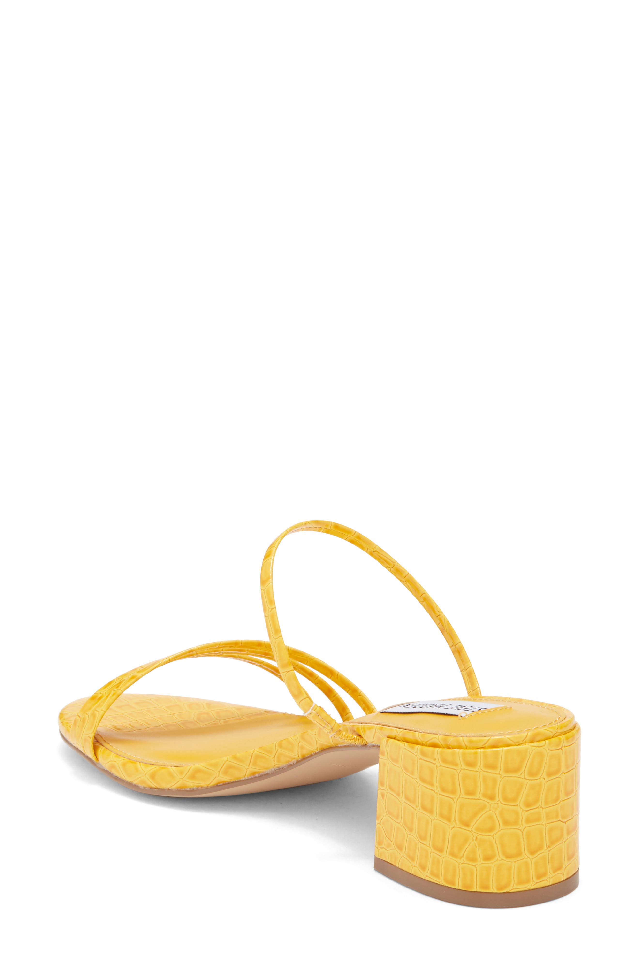 Miari Slide Sandal, Alternate, color, BRIGHT YELLOW CROCO