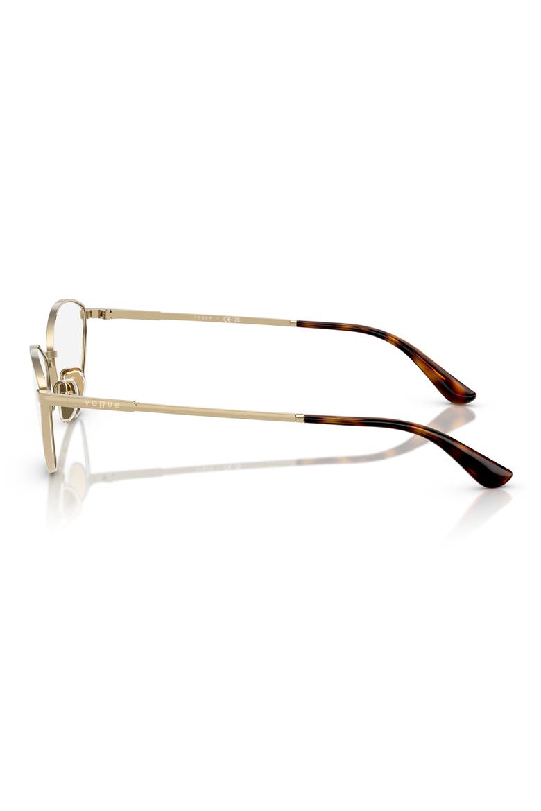 53mm Irregular Optical Glasses, Alternate, color, PALE GOLD