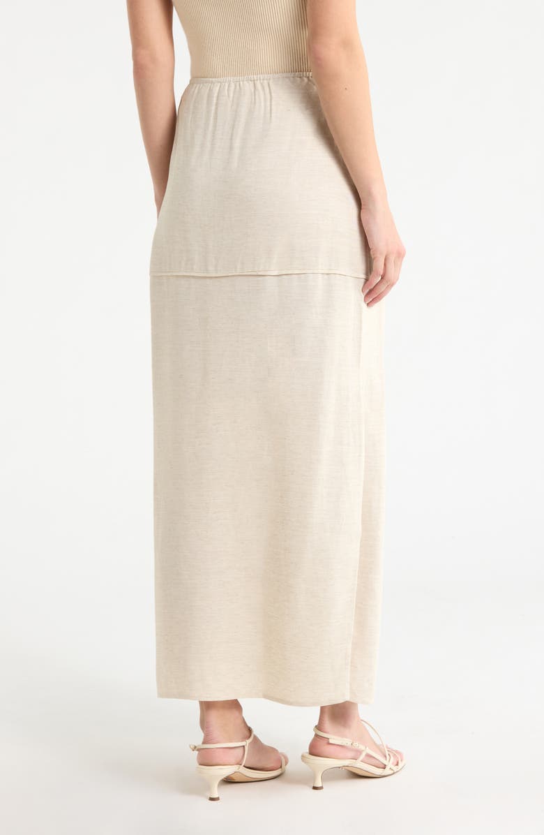 Parker Column Skirt, Alternate, color, Fine Linen