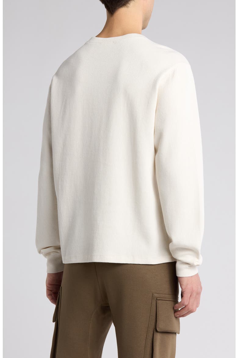 English Cotton Henley, Alternate, color, OFF WHITE