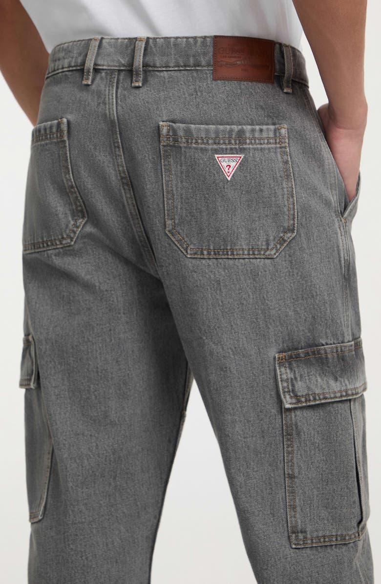 GUESS JEANS G17 Cargo Jeans, Alternate, color, Grey