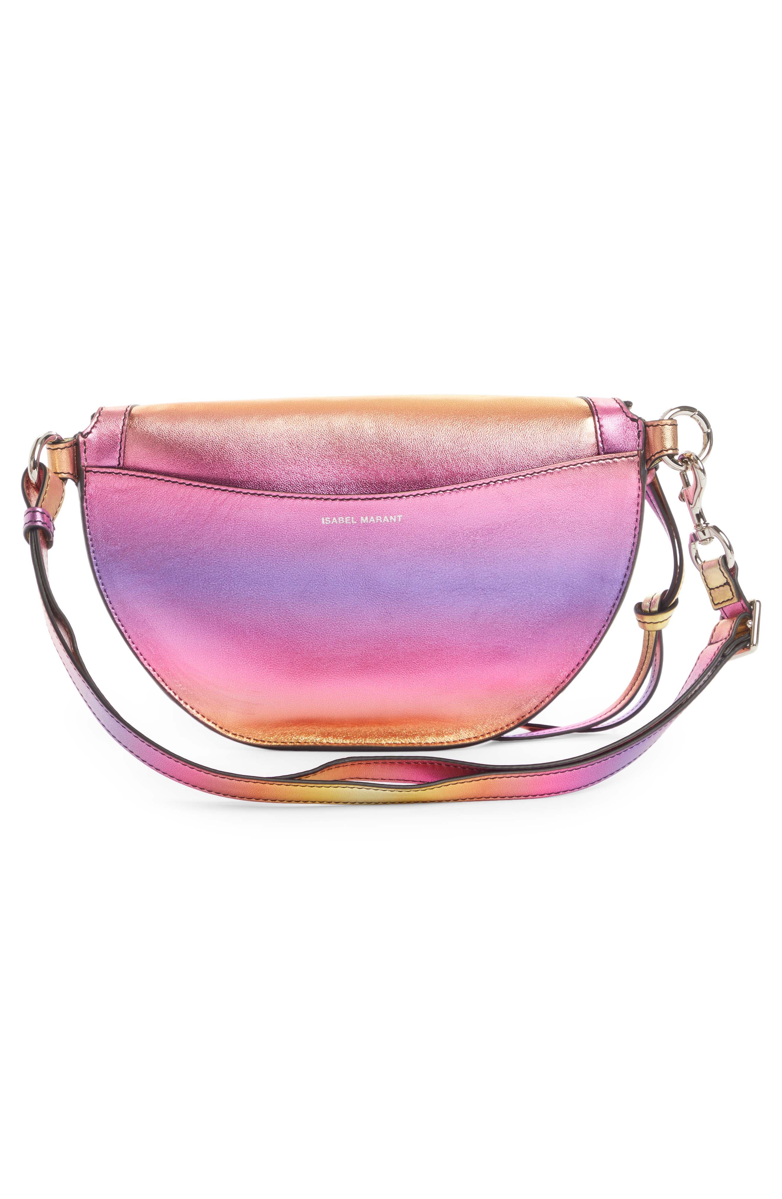 Isabel Marant Skano Sunset Leather Hobo Bag, Alternate, color, 