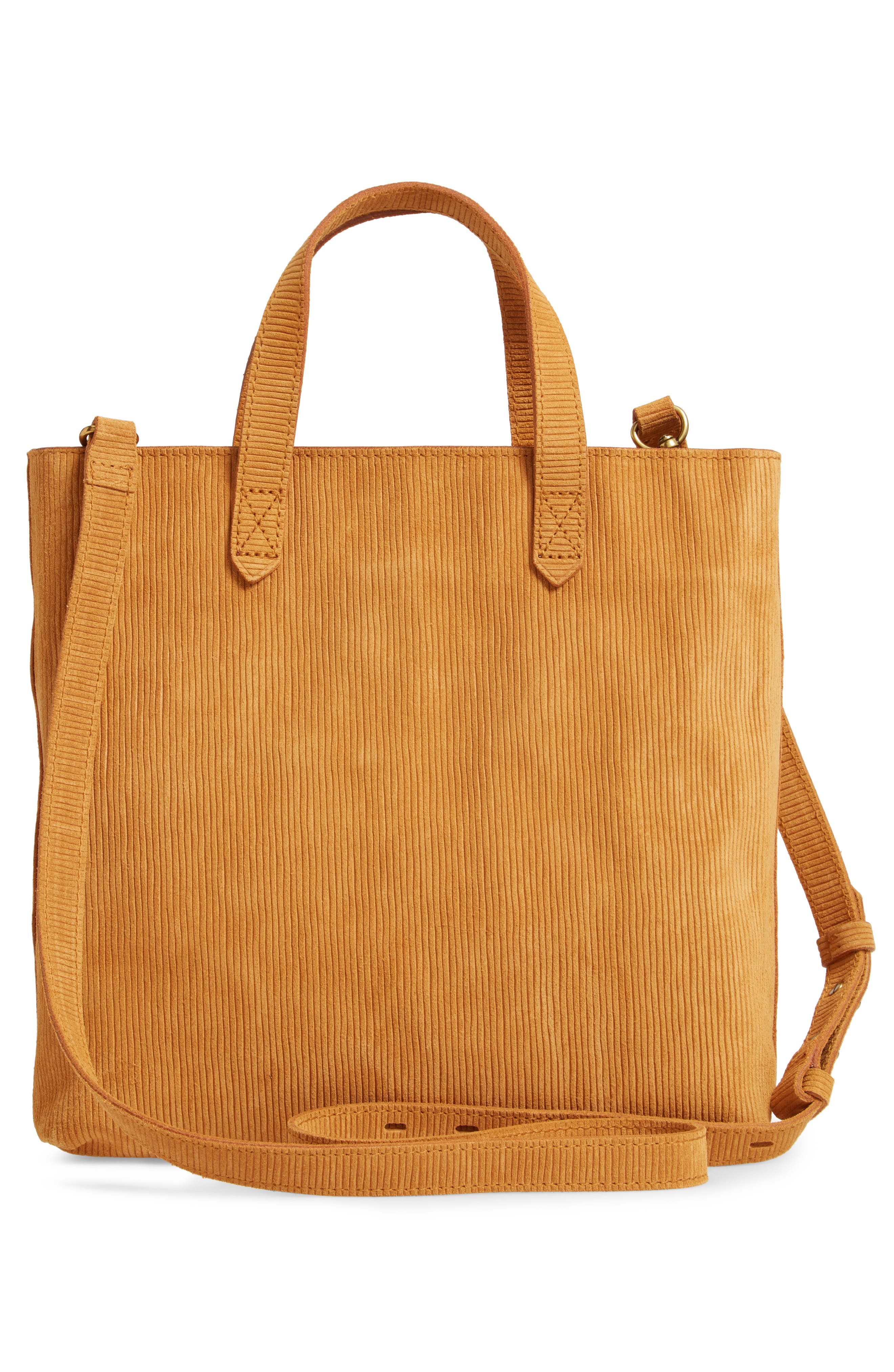 The Zip-Top Transport Corduroy Suede Crossbody Bag, Alternate, color, BOUTIQUE GOLD