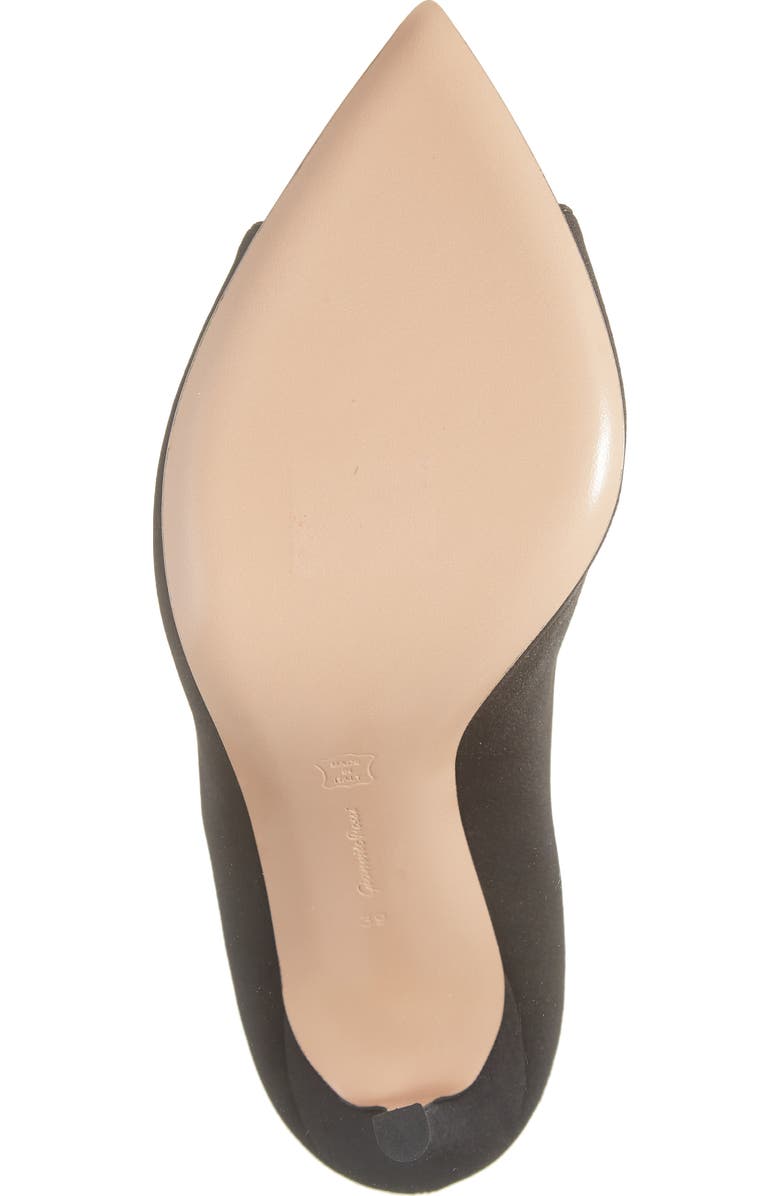 Gianvito Rossi Transparent Stripe Stretch Bootie, Alternate, color,