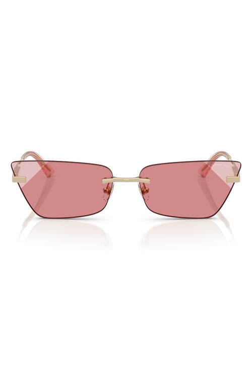 Jimmy Choo 60mm Cat Eye Sunglasses In Pink Grad | ModeSens display picture 1