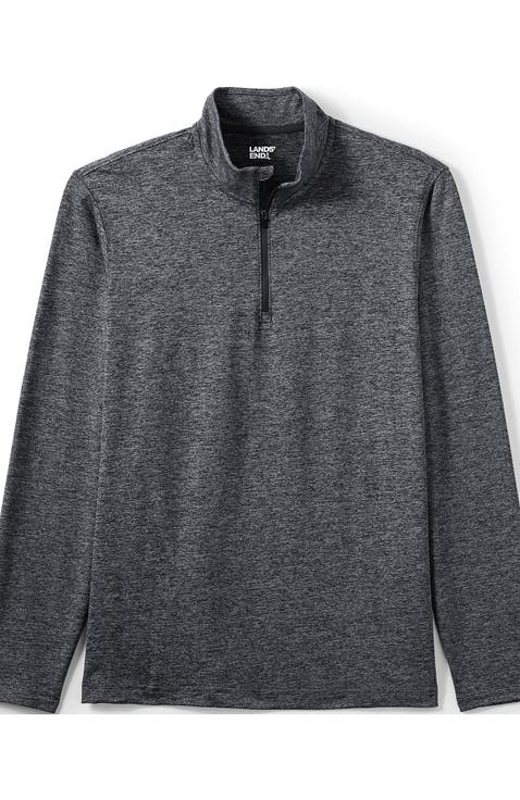 Unisex Rapid Dry Space Dye Quarter Zip Pullover Shirt