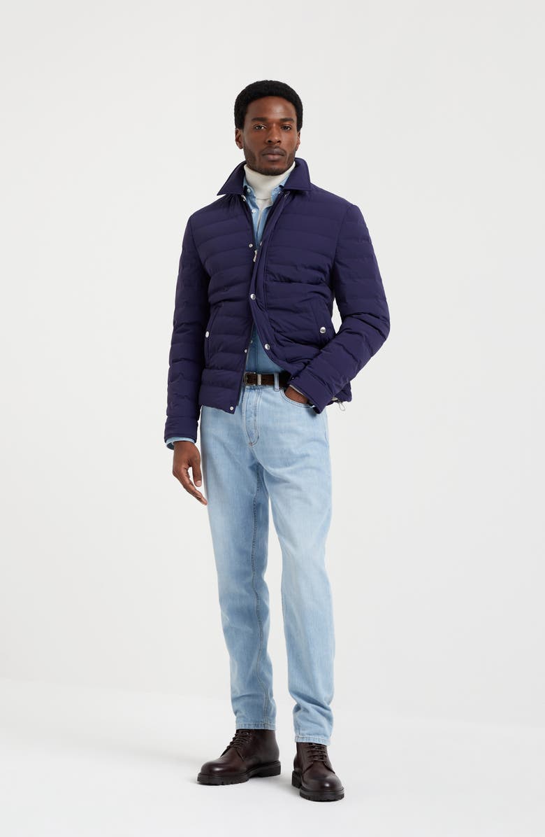 Brunello Cucinelli Taffeta down jacket, Alternate, color, 