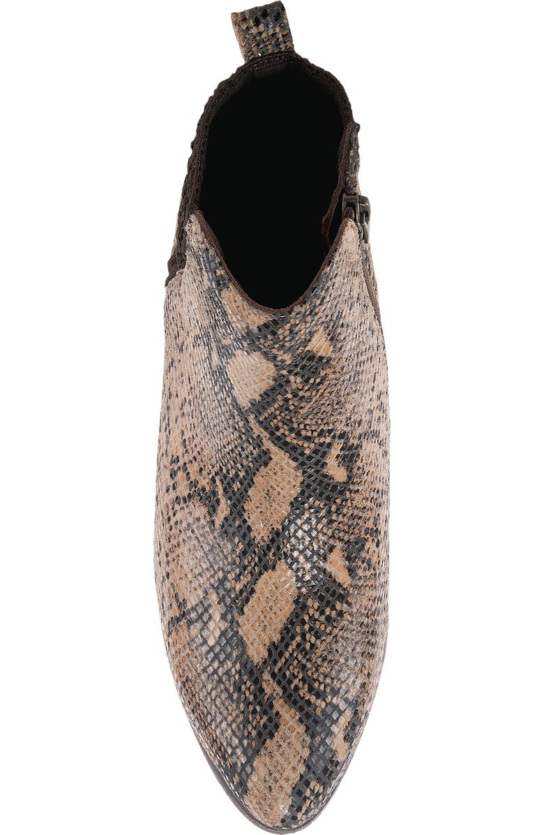 Spring Step Chixe Snake Pattern Bootie, Alternate, color,