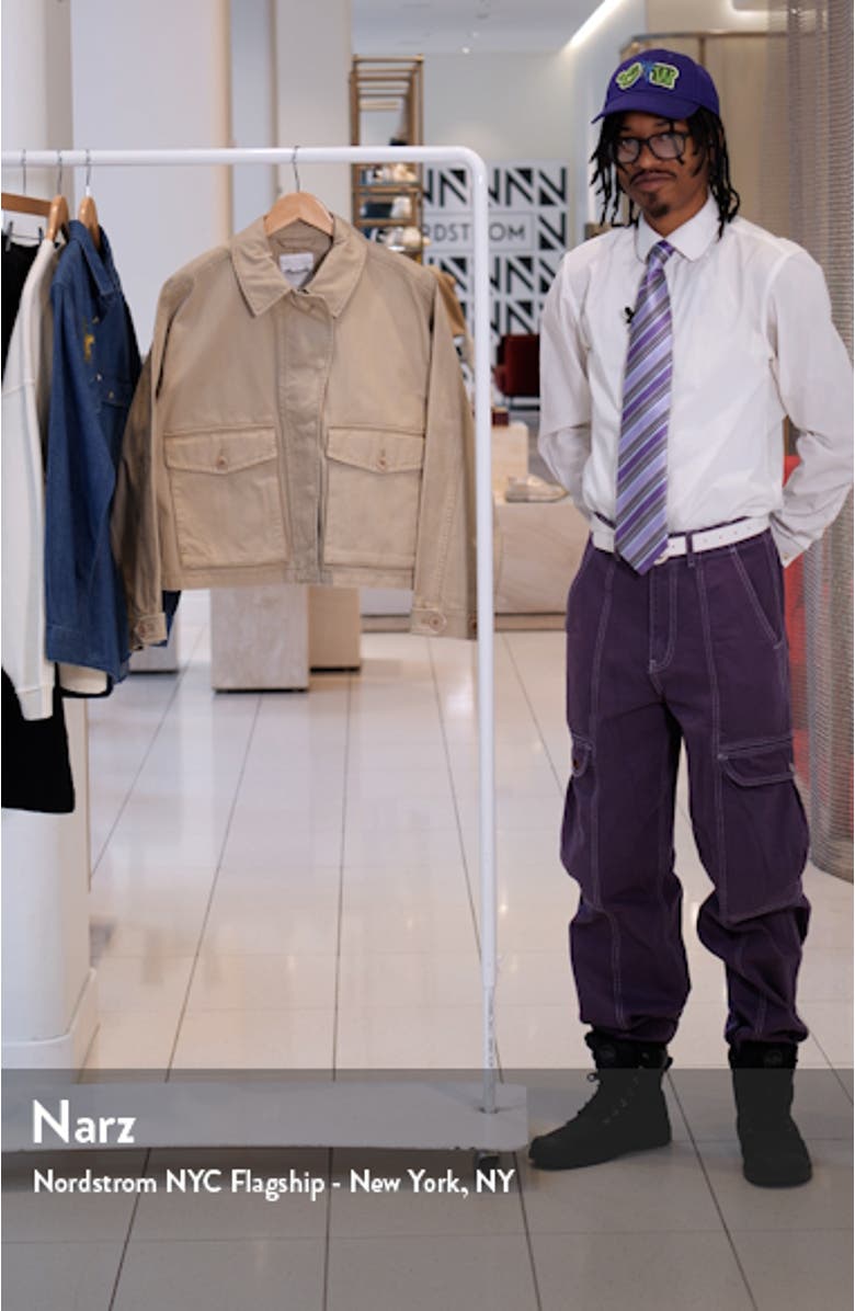 Woolf Crop Cargo Jacket, sales video thumbnail