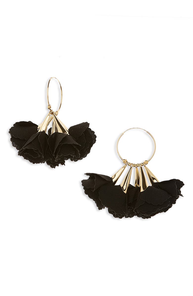 Shashi Rose Hoop Earrings, Main, color,