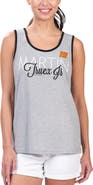 G-III 4HER BY CARL BANKS Women's G-III 4Her by Carl Banks Heather Gray Martin Truex Jr Fastest Lap Fashion Tank