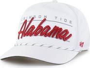 '47 Men's '47 White Alabama Crimson Tide Condor Hitch brrr° Adjustable Hat