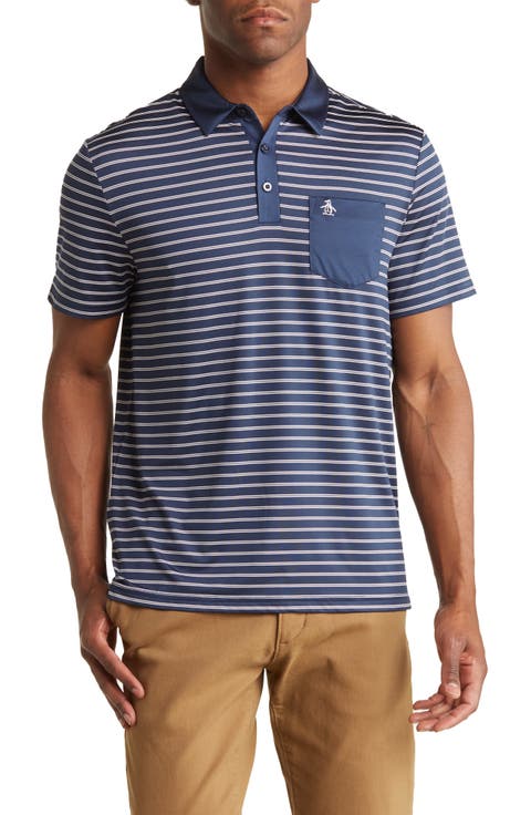 Colorblock Stripe Jersey Polo