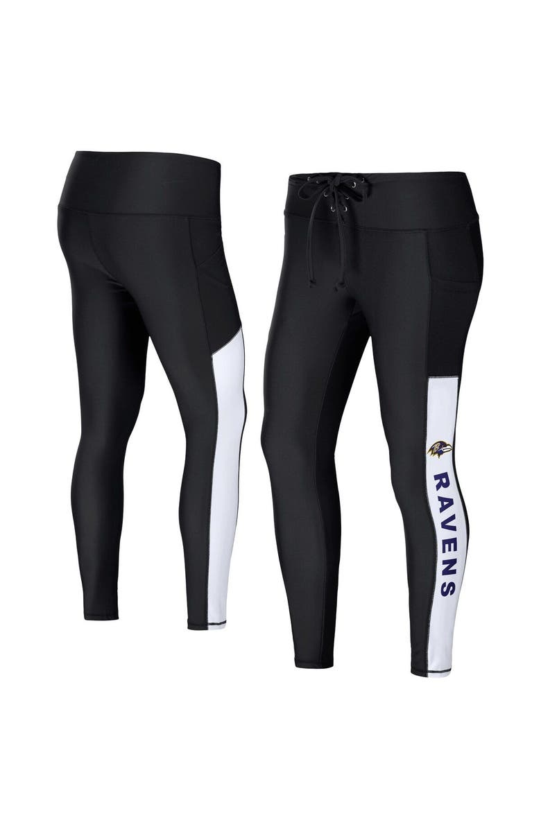 WEAR by Erin Andrews Women's WEAR by Erin Andrews Black Baltimore Ravens Leggings, Main, color, 