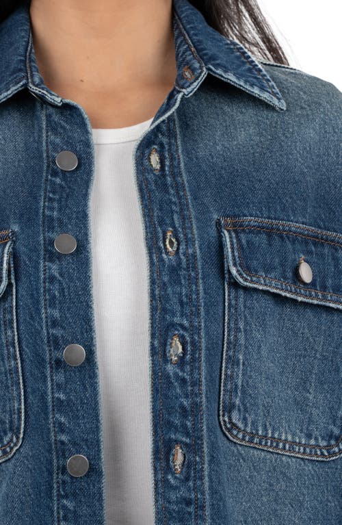 KUT FROM THE KLOTH KUT FROM THE KLOTH LANA RAW HEM DENIM JACKET