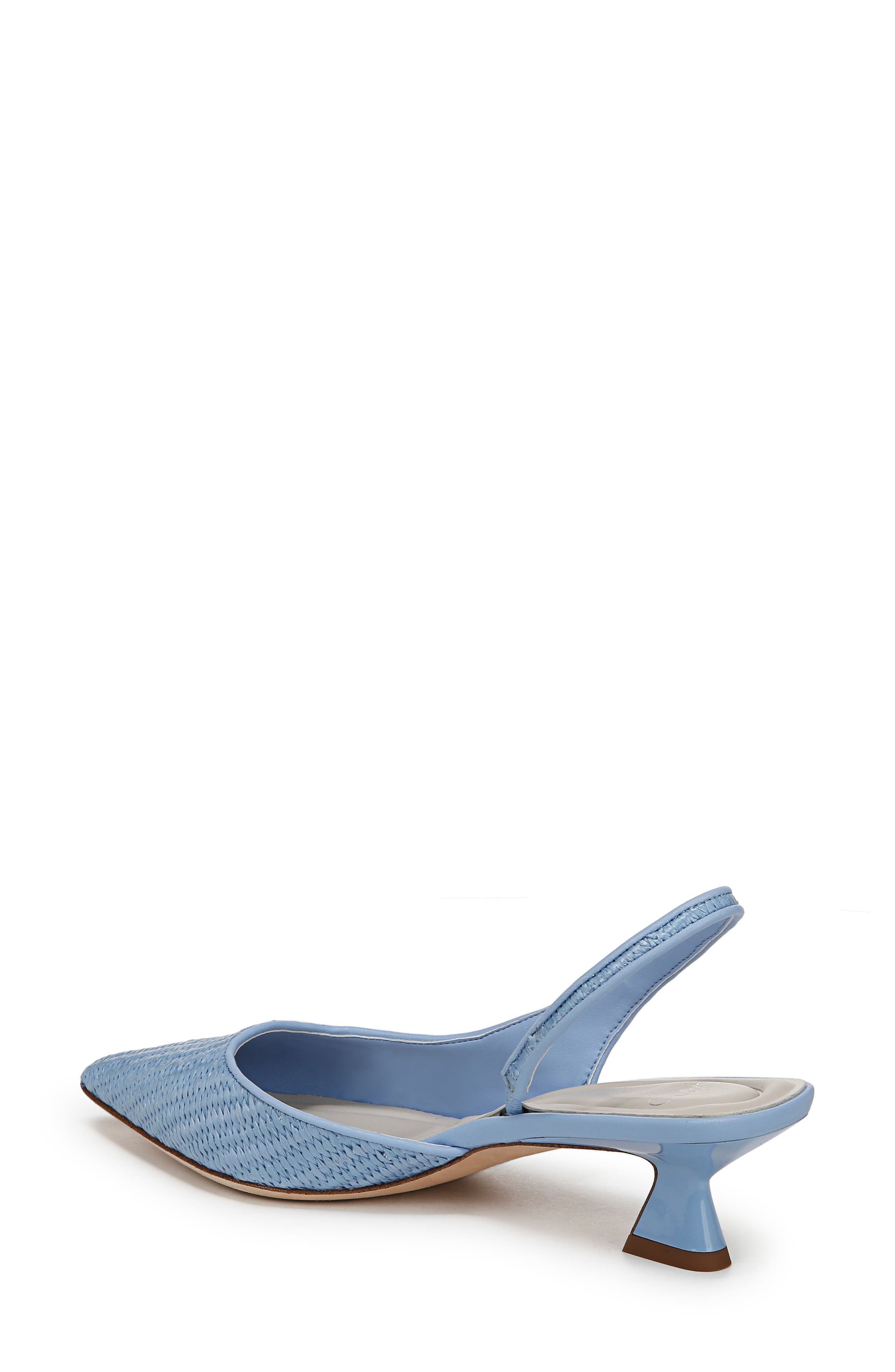 Devin Kitten Heel Slingback Pump, Alternate, color, BLUE