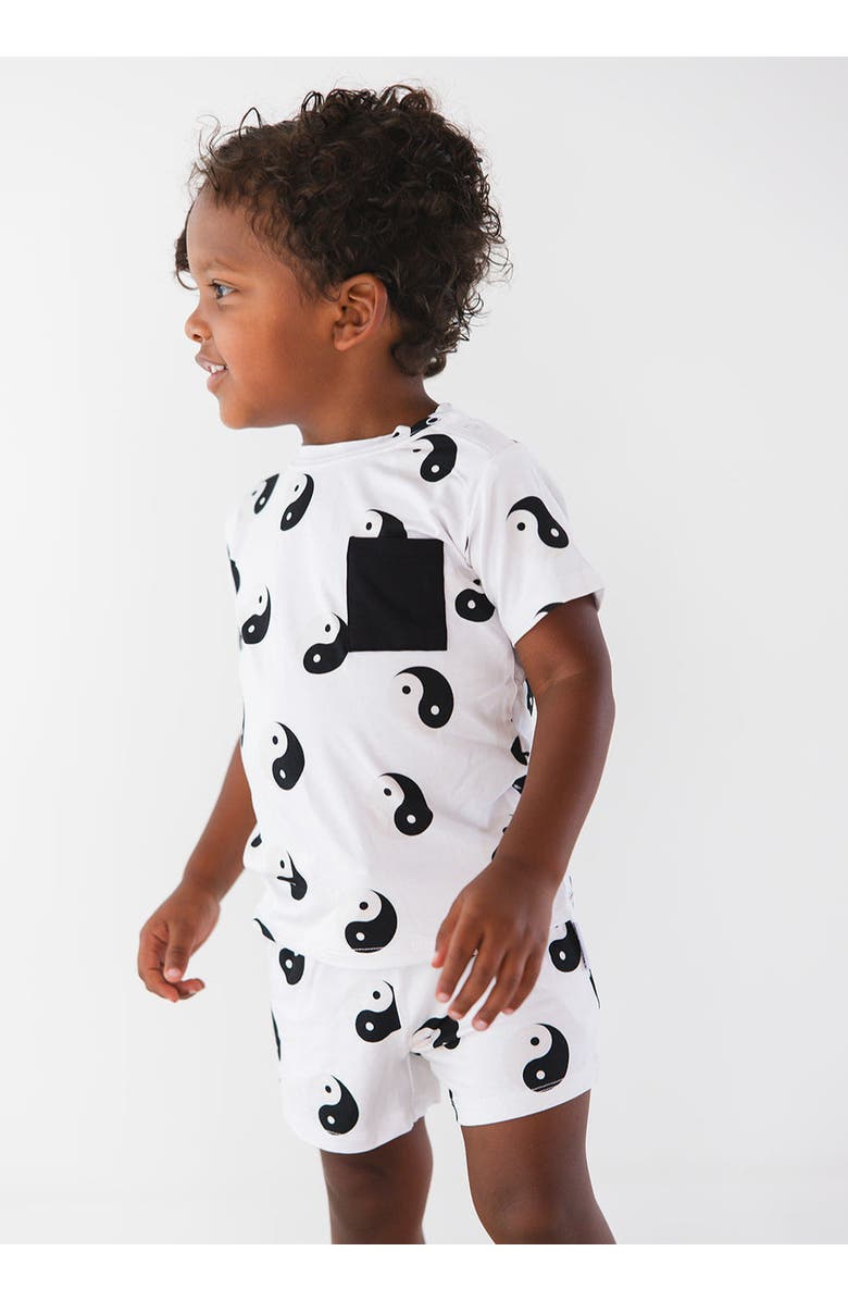 Charlie Lou Baby<sup>®</sup> Yin & Yang T-Shirt and Shorts Set, Alternate, color, White