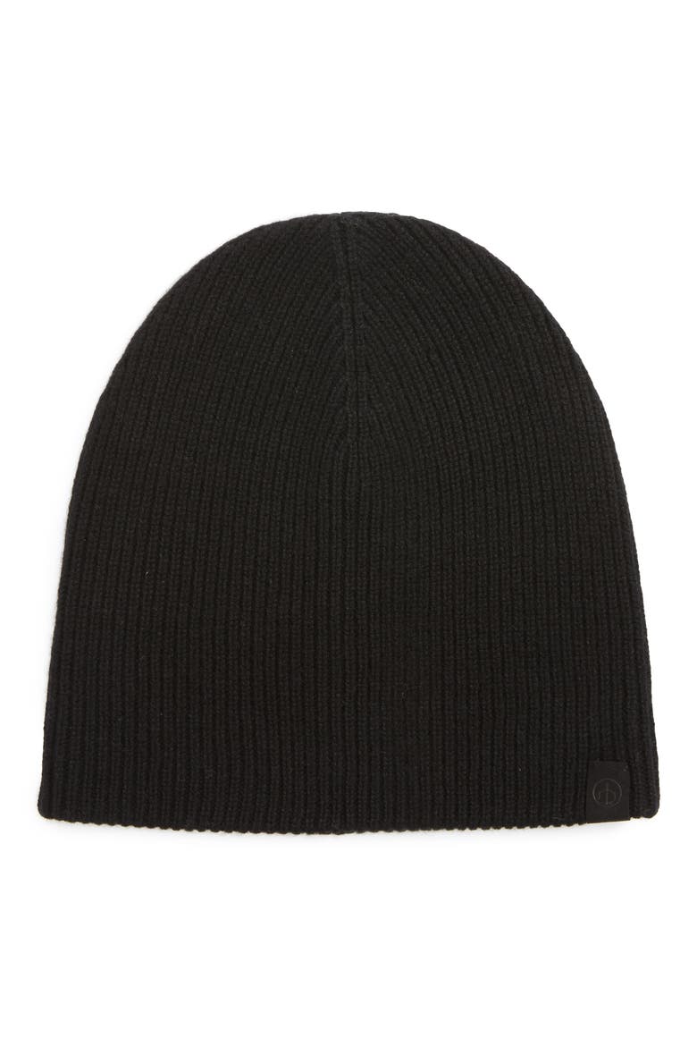 Ace Cashmere Beanie, Main, color, BLACK